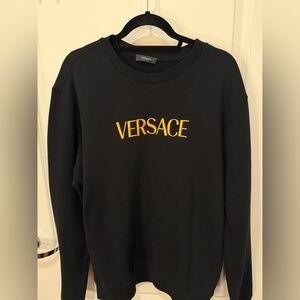 Versace Black Crewneck Sweater